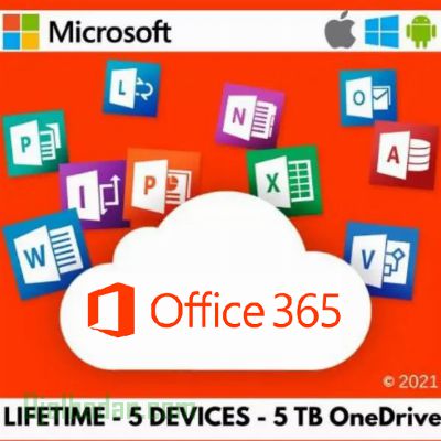 Microsoft Office 365 5TB Storage 5 Devices