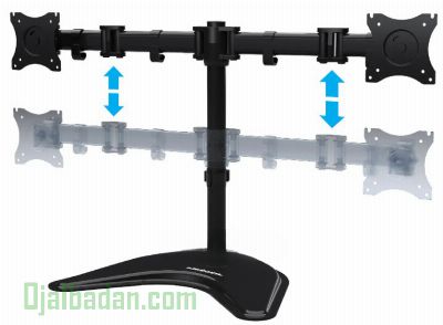 KRIEGER KL2327B Dual Monitor Mount Arm Monitor Stand