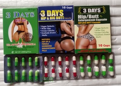 3 Days Hips Up Butt Enlargement Capsule _10pills