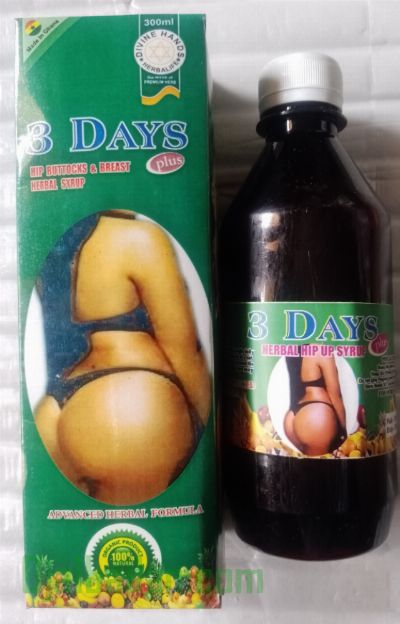 3 Days Plus Hips Up, Butt And Breast Enlargement Syrup
