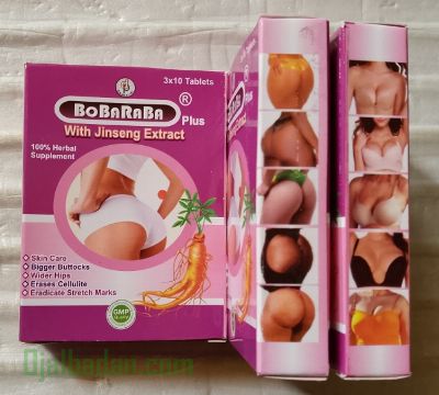 Bobaraba Plus Tablet With Ginseng Extract  For Butt And Breast Enlargement
