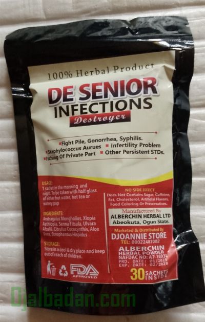 De Senior Men Infections Destroyer Herbal Capsule
