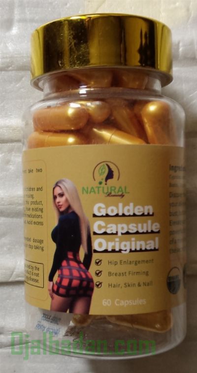 Golden Capsule Original For Butt Enlargement, Breast Firming, Hair, Skin And Nails