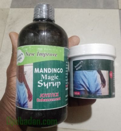 Mandingo Magic Cream+Syrup For Dick Enlargement