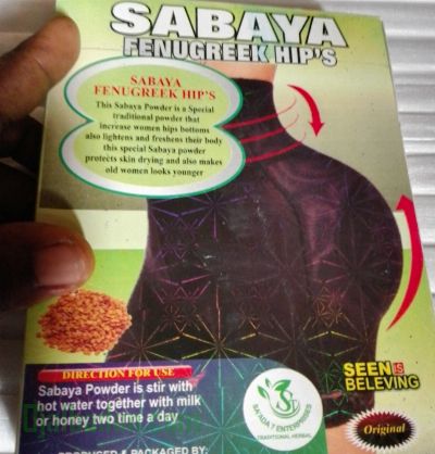 Sabaya Fenugreek Powder For Butt And Breast Enlargement